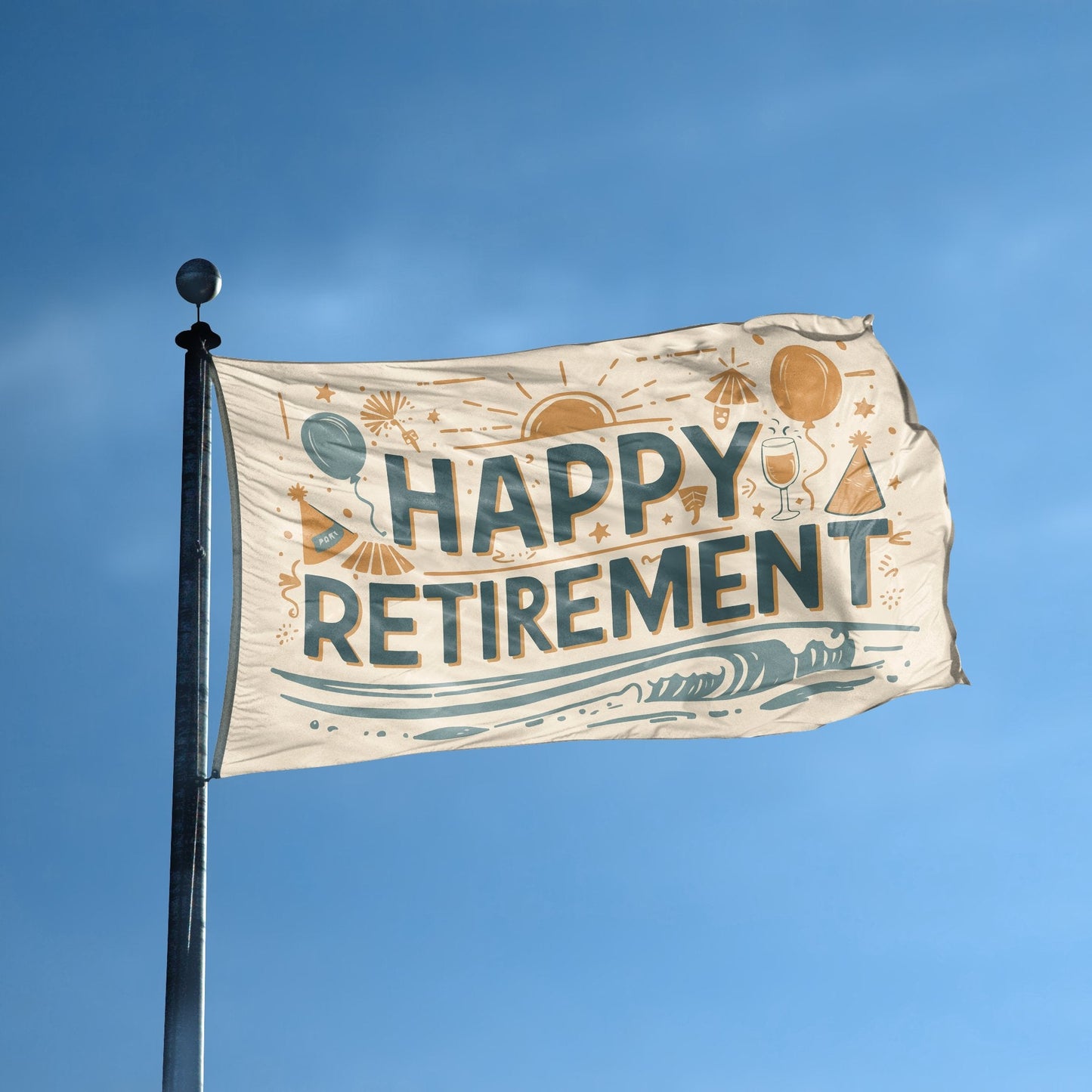 Happy Retirement Flag