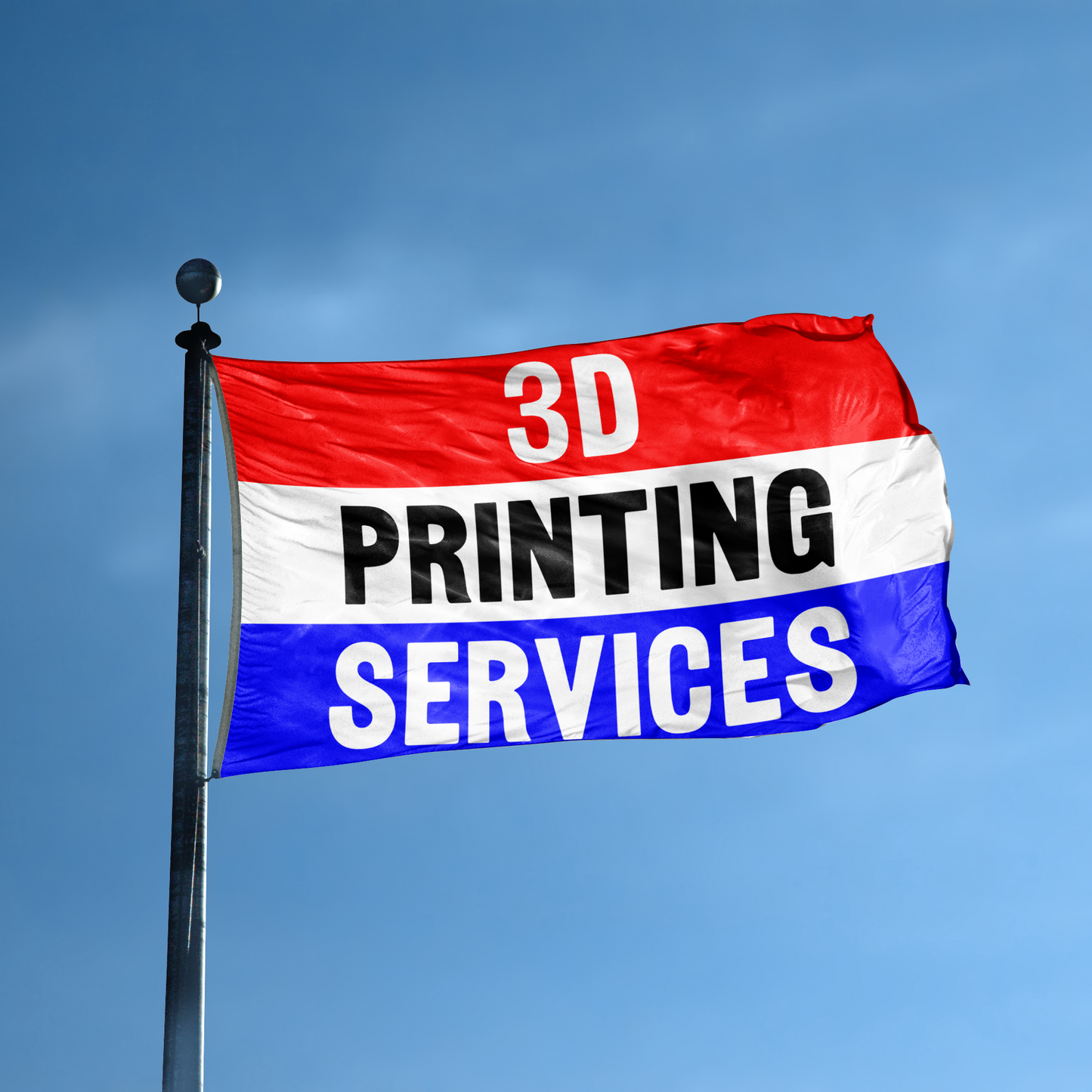 3d Printing Services Business Storefront Flag