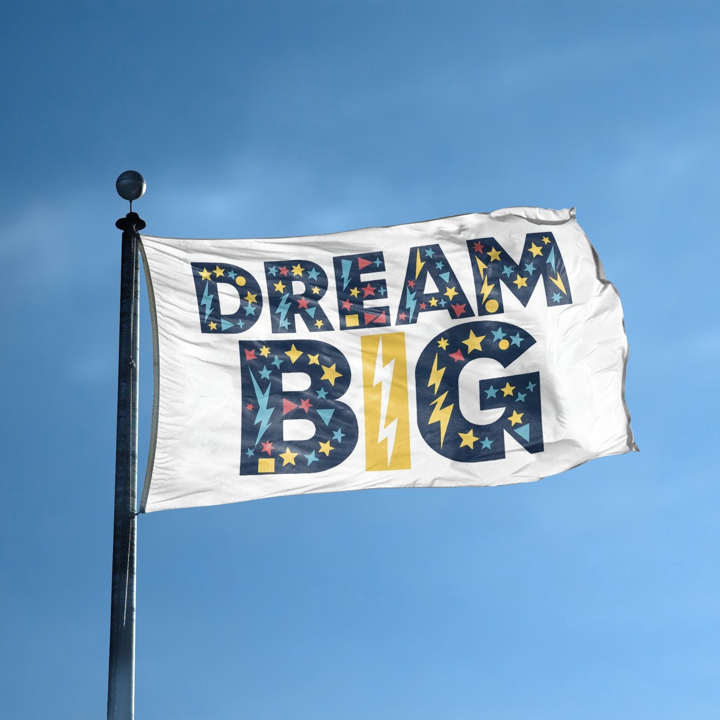 Dream Big Motivational Flag