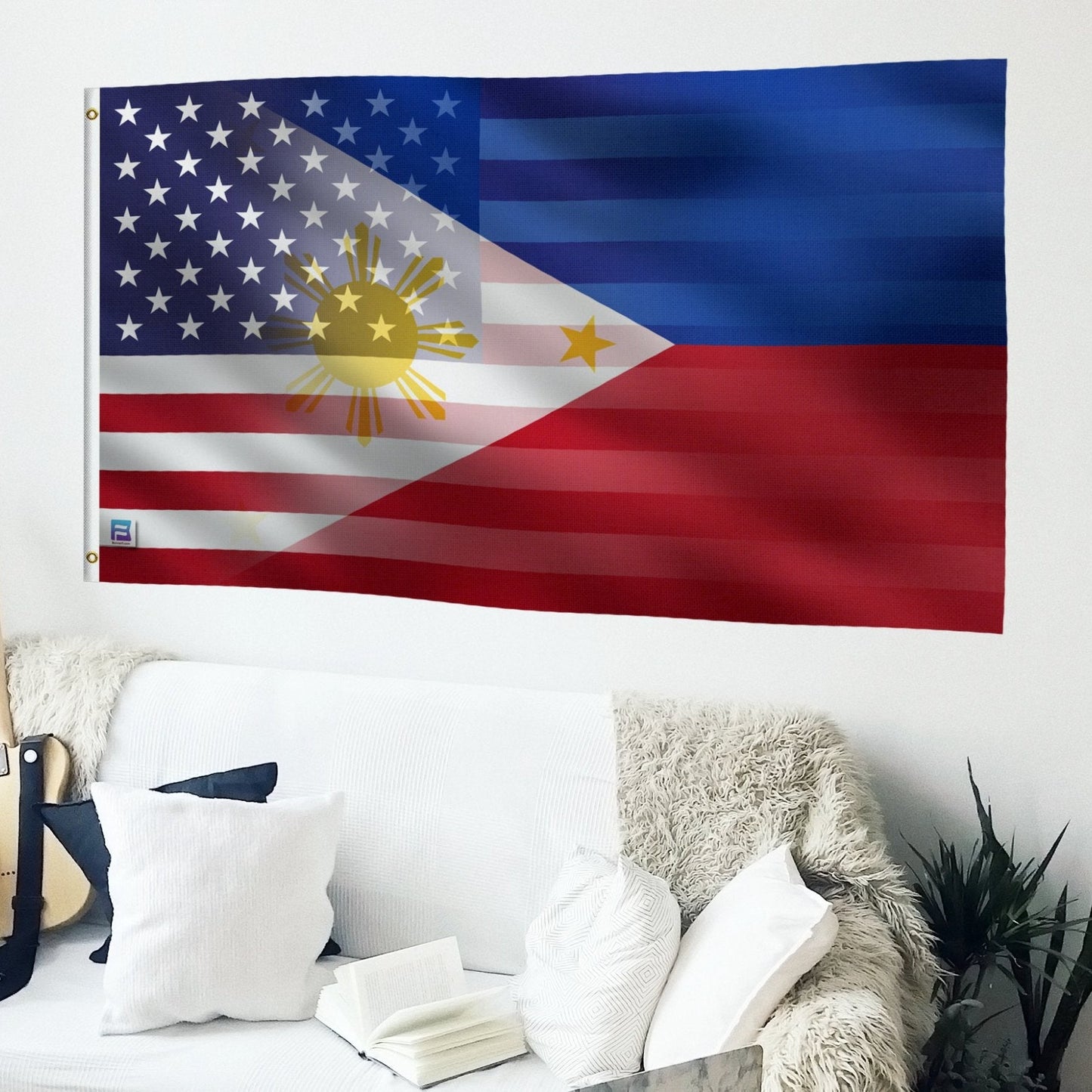 Filipino American Hybrid Flag