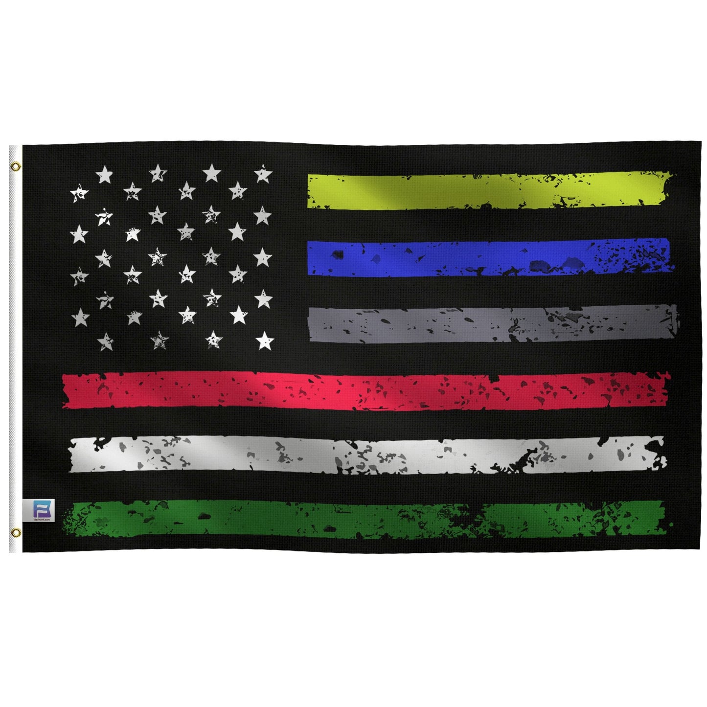 First Responders American Flag