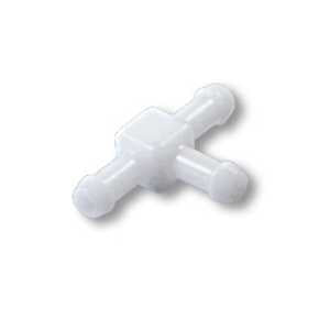 Delrin T-Fitting for Standard 1/4 Inch Kart Fuel Lines