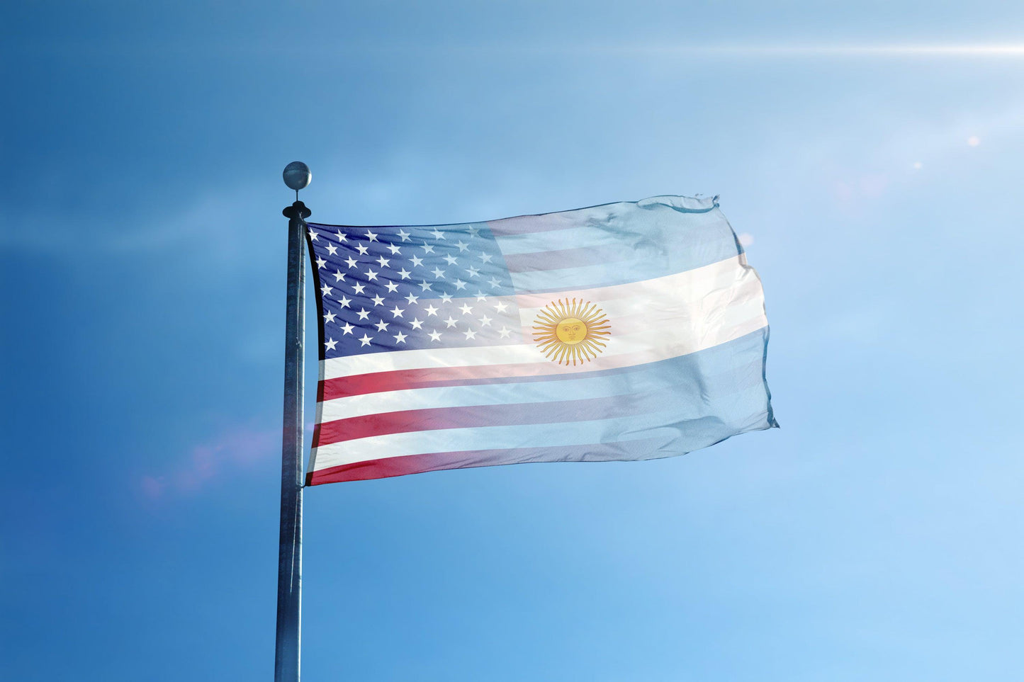Argentinean American Hybrid Flag