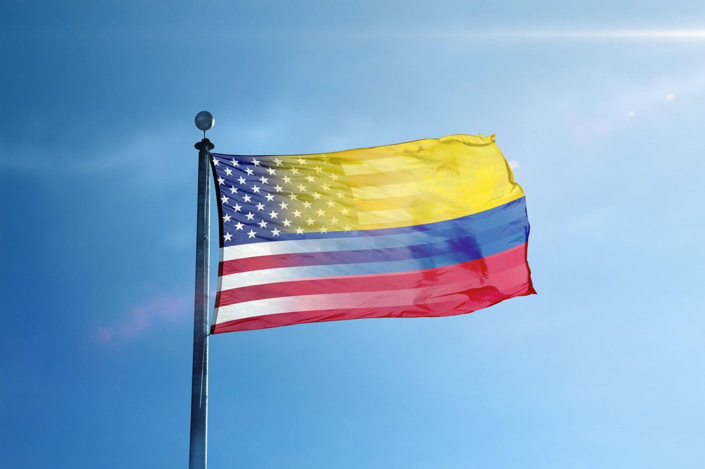 Colombian American Hybrid Flag