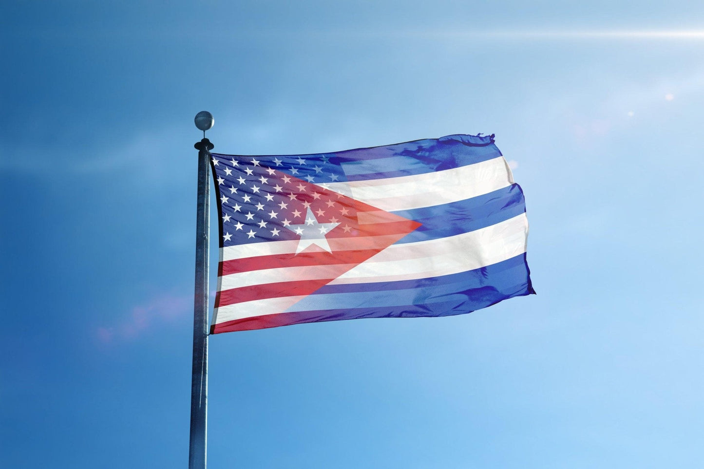 Cuban American Hybrid Flag