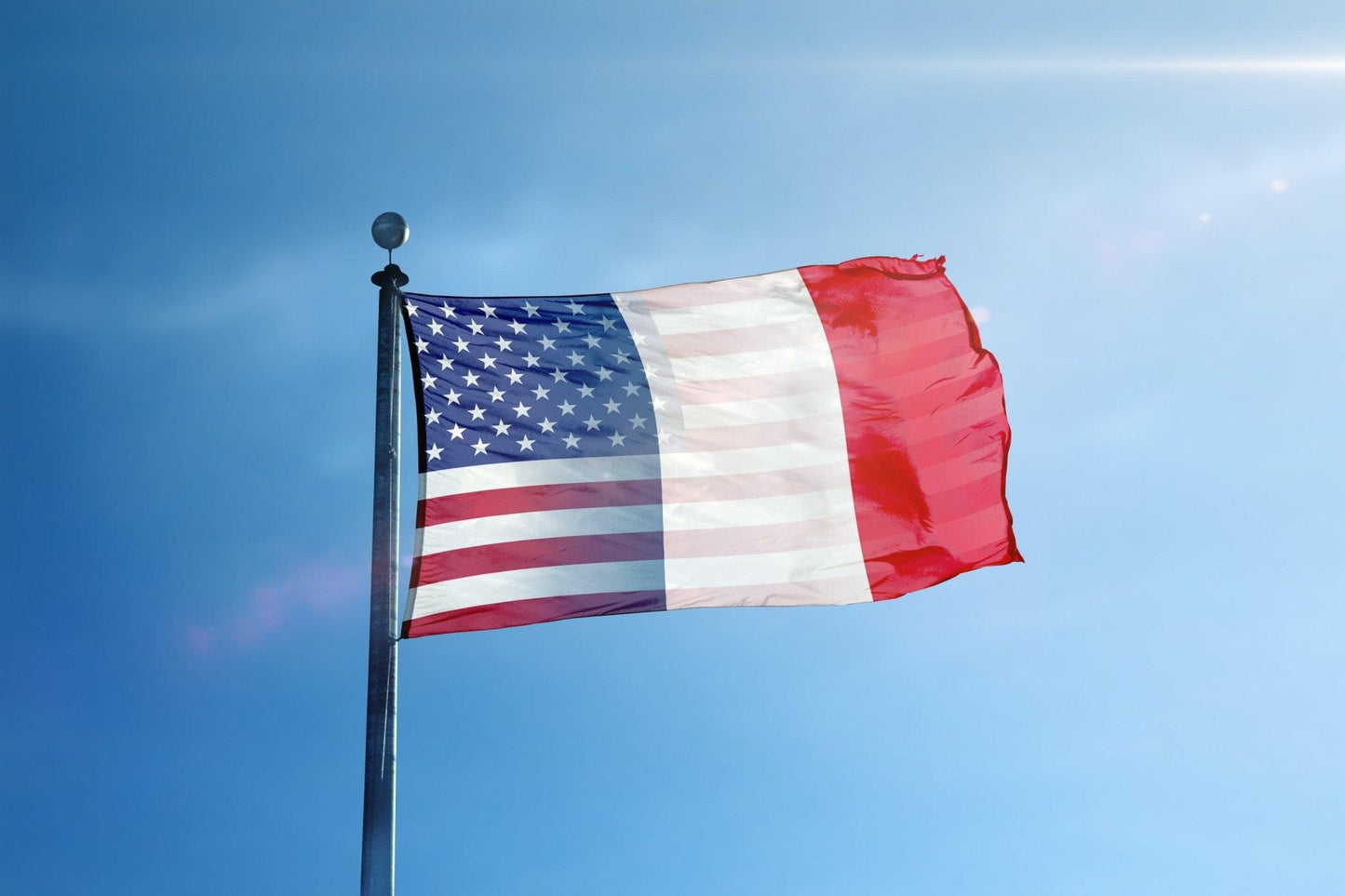 French American Hybrid Flag