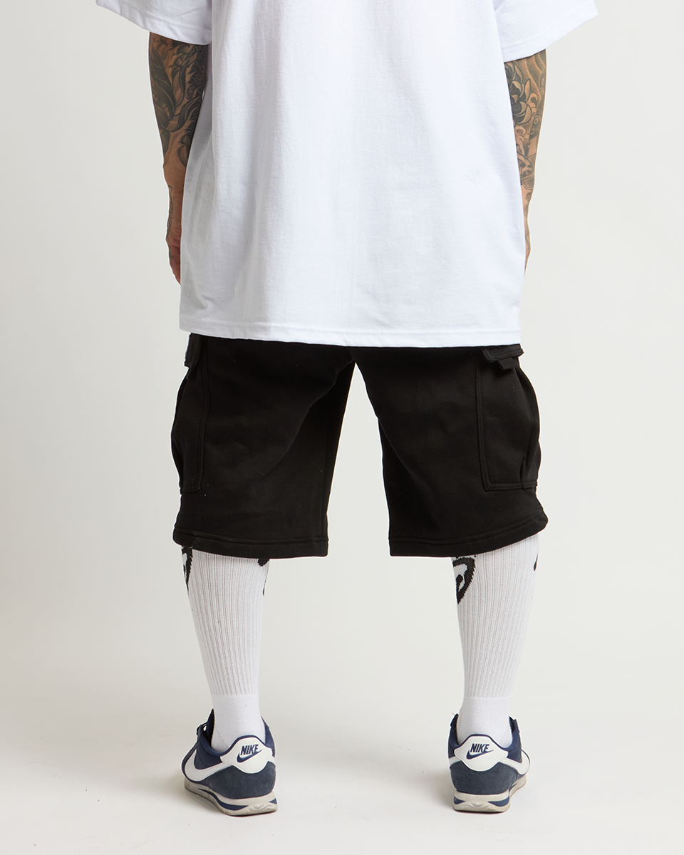 Fleece Cargo Shorts