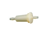 Visu-Filter FFST Small In-Line Nylon Fuel Filter - 1/4" Line - Gasoline Kart Engines
