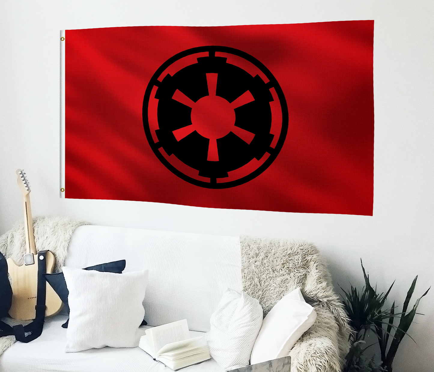 Star Wars Galactic Empire Flag (Red)
