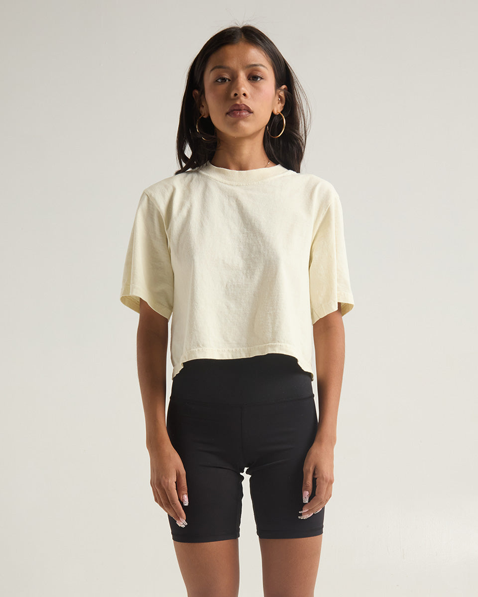 6.0oz Garment Dye Crop Top