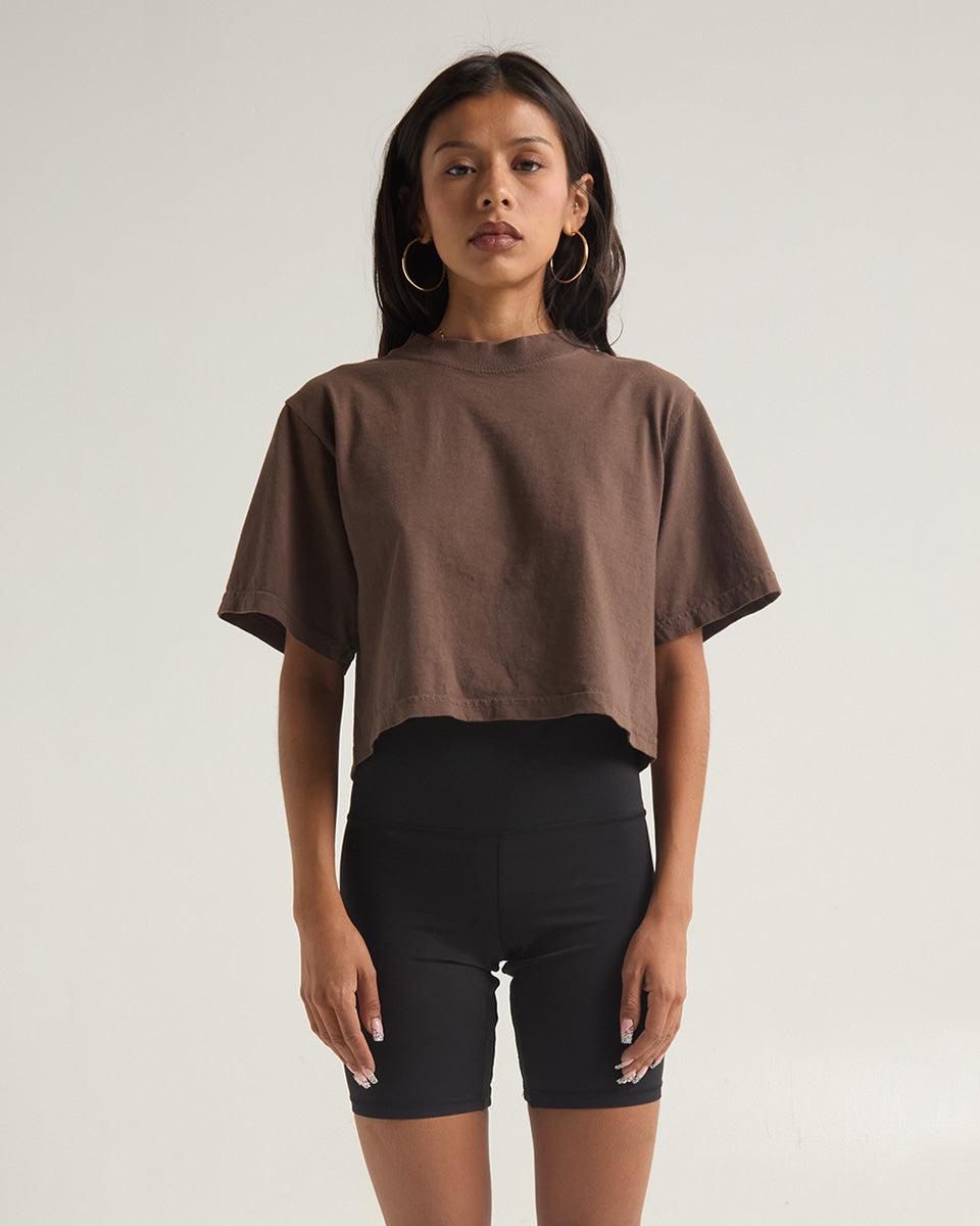 6.0oz Garment Dye Crop Top
