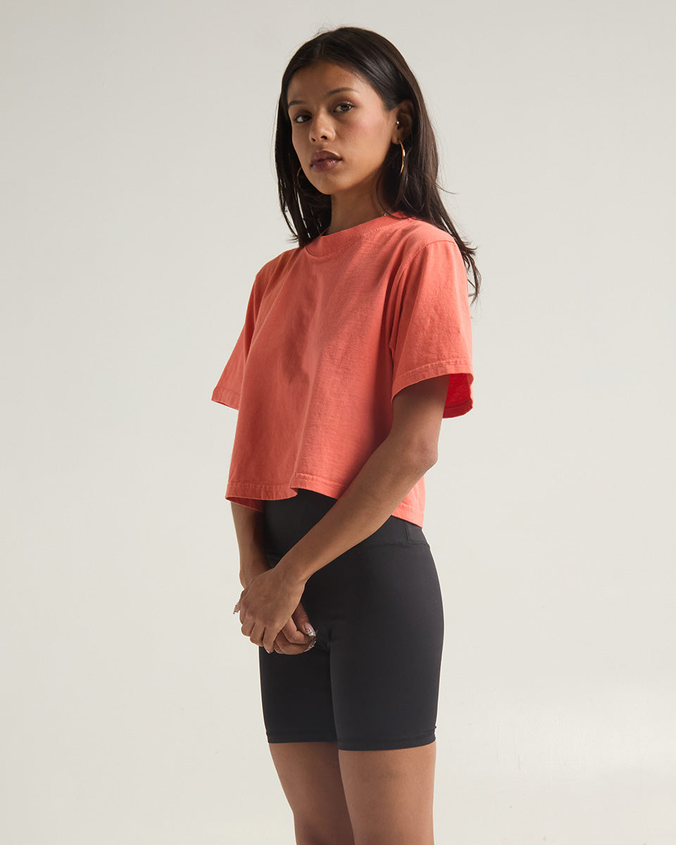 6.0oz Garment Dye Crop Top