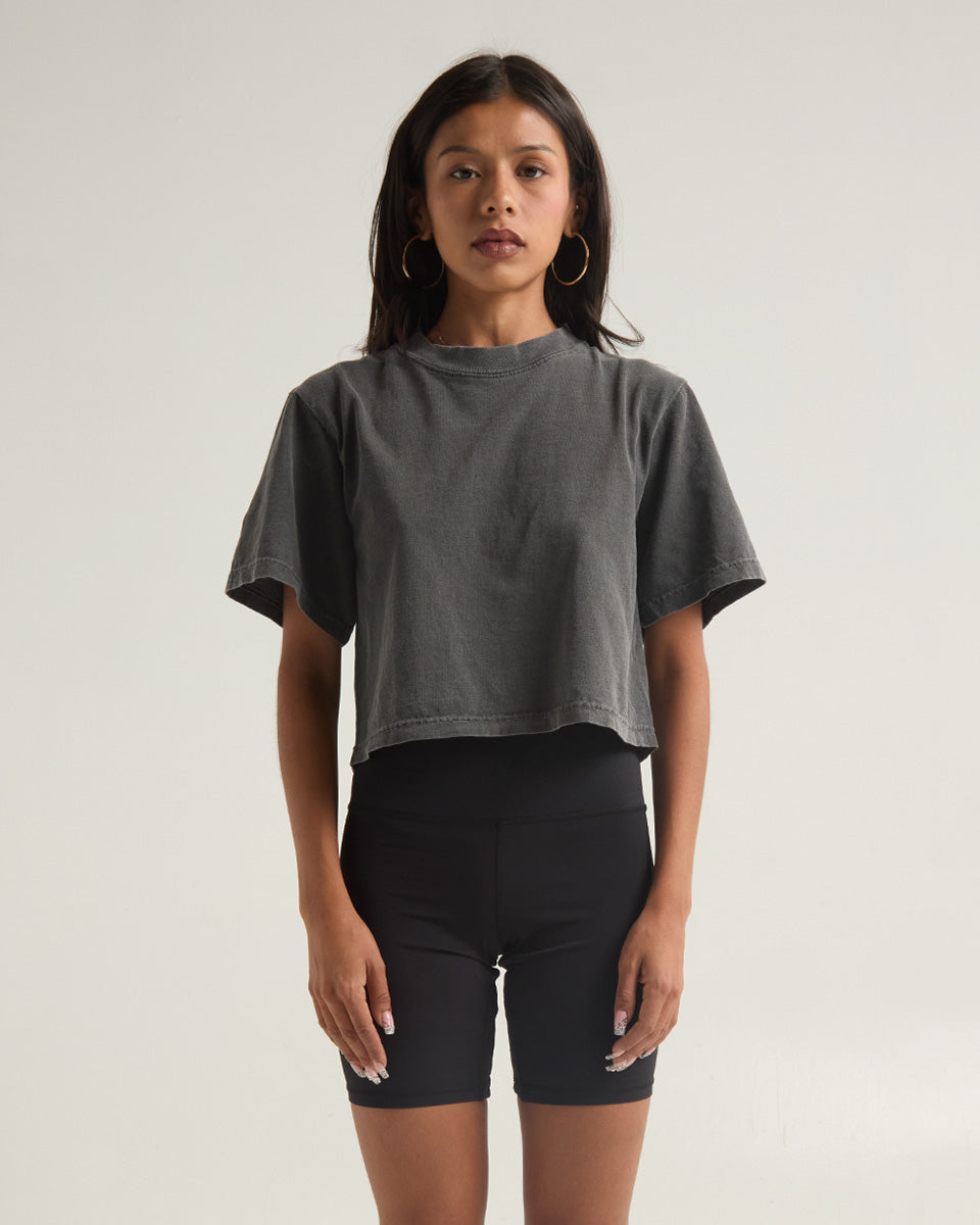 6.0oz Garment Dye Crop Top