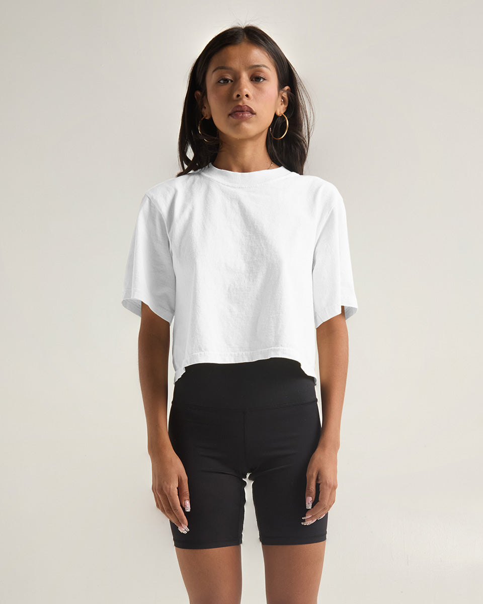 6.0oz Garment Dye Crop Top