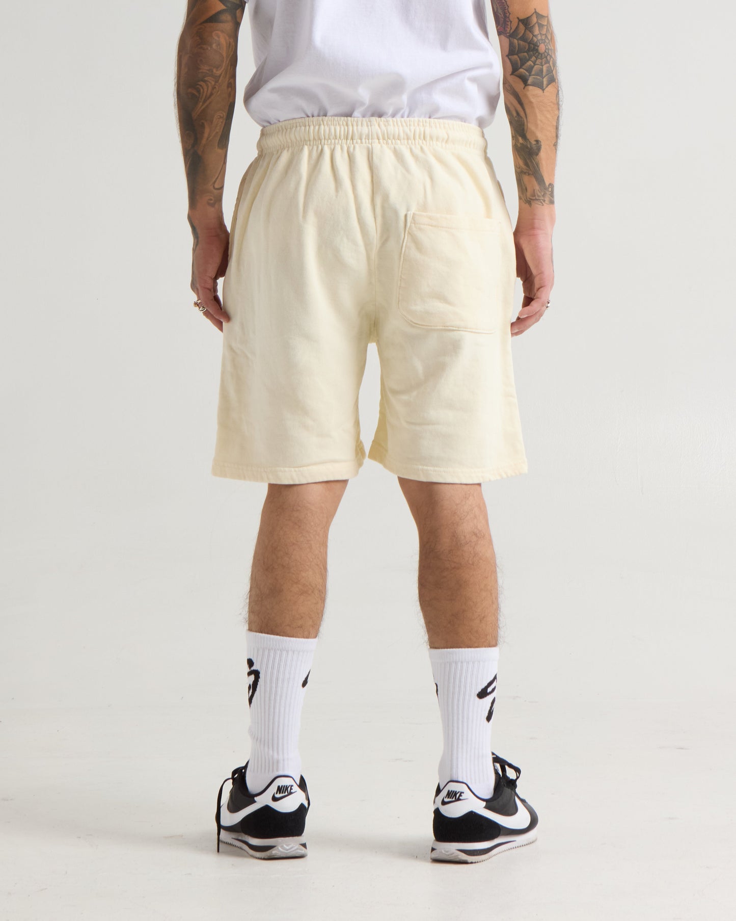 Garment Dye Fleece Mens Shorts