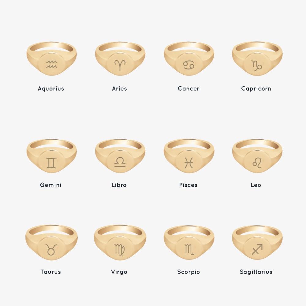 Zodiac Sign Ring