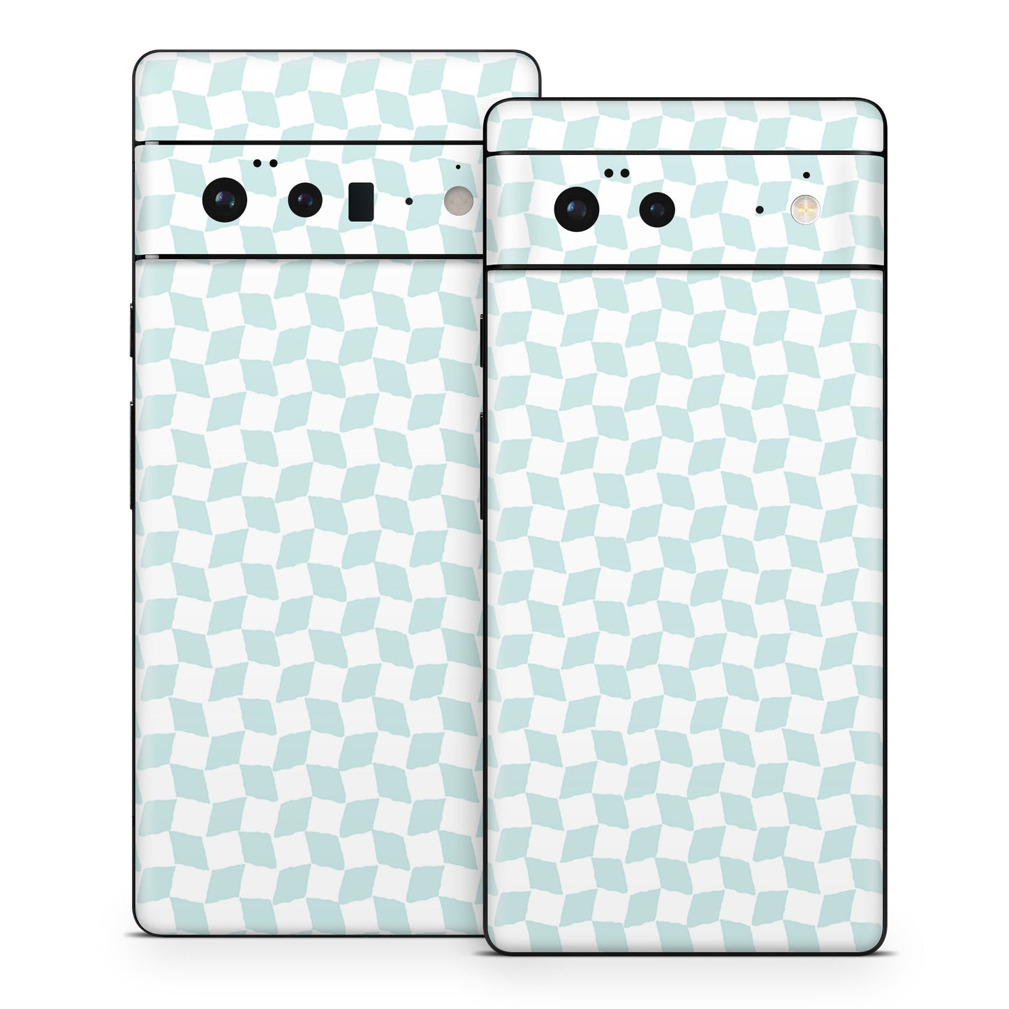 Checker Light Blue - Google Pixel 6 Skin