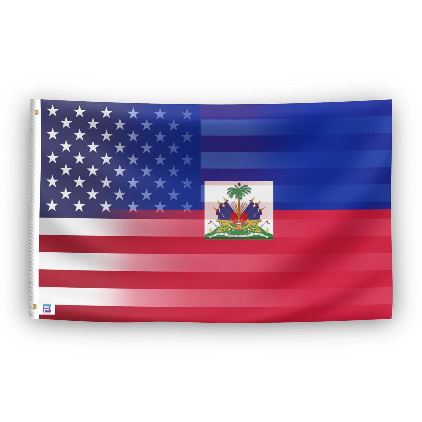 Haitian American Hybrid Flag