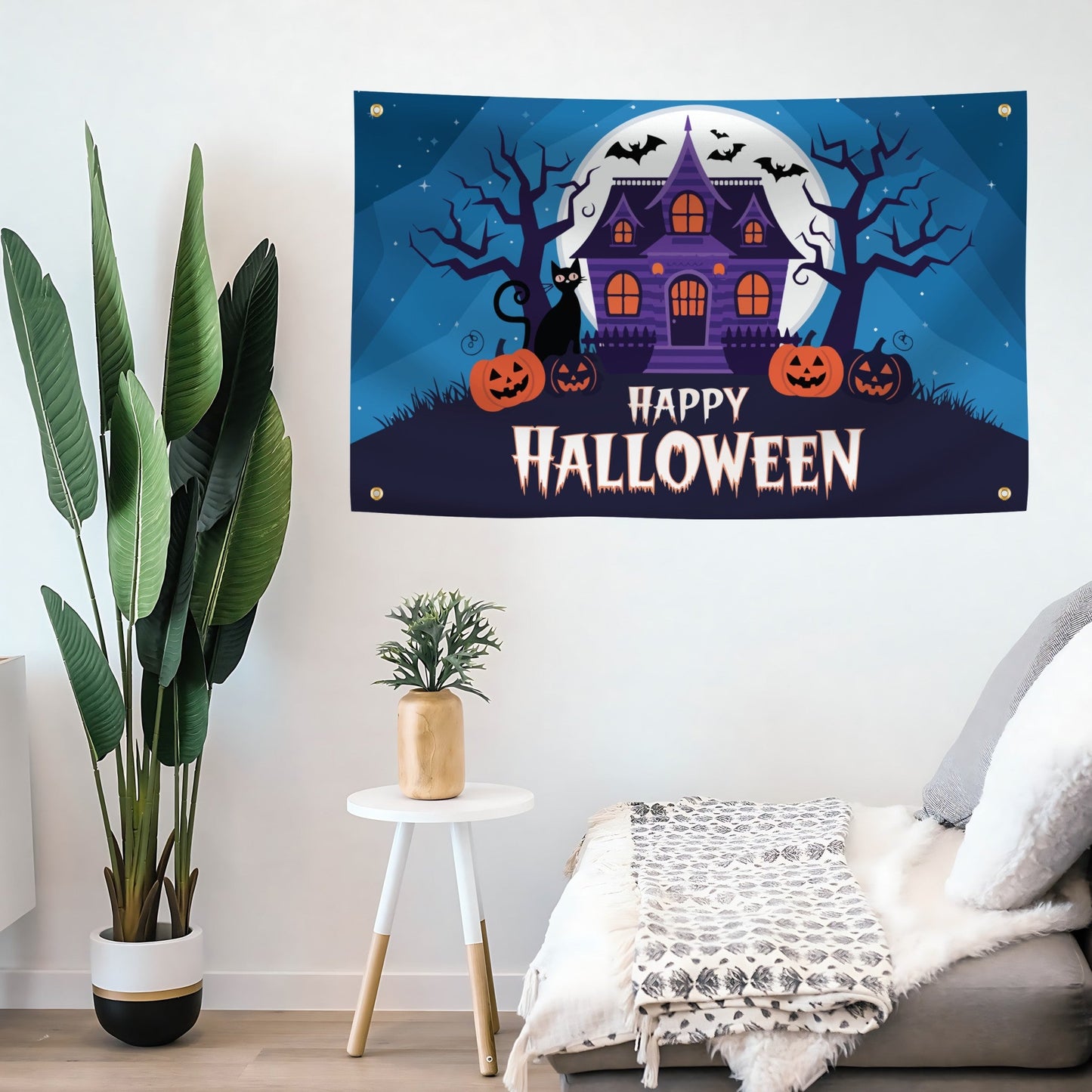 Happy Halloween Flag