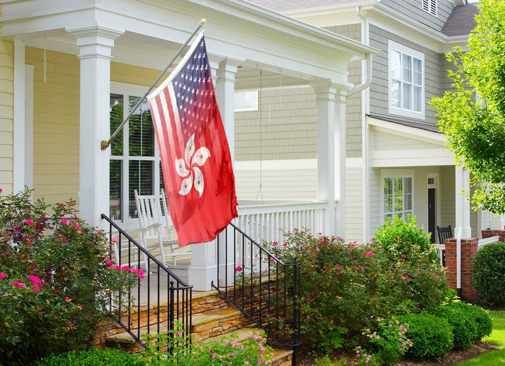 Hong Konger American Hybrid Flag
