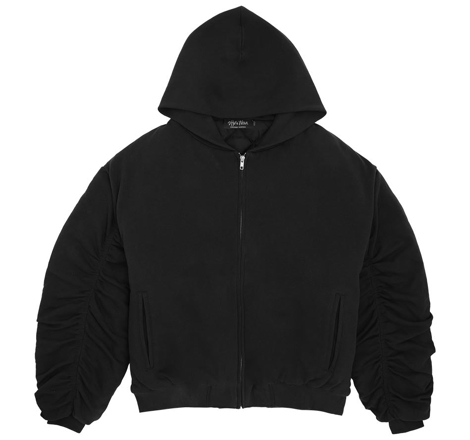 Hooded Fleece Bomber