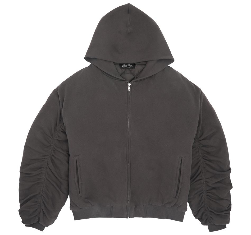 Hooded Fleece Bomber
