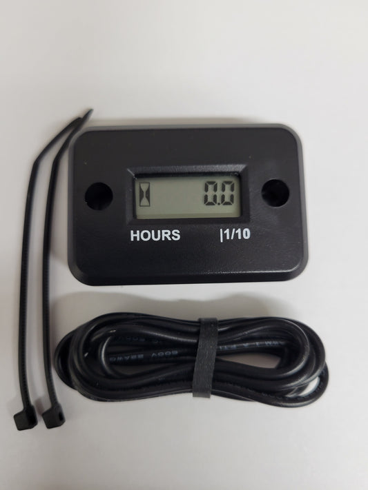 Precision Engine Hour Meter with RPM Wire for Kart Maintenance