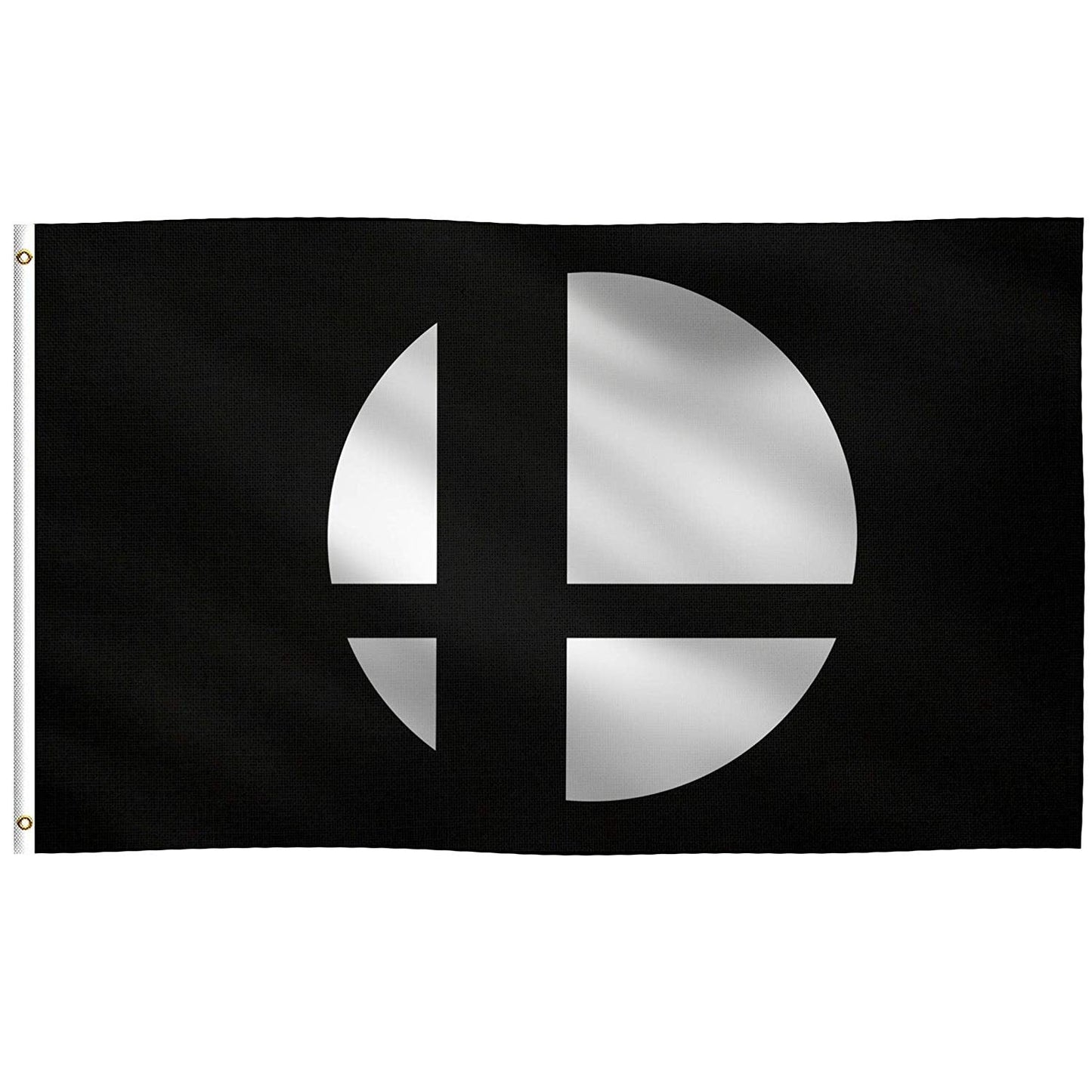 Super Smash Bros. Symbol Flag (Black)