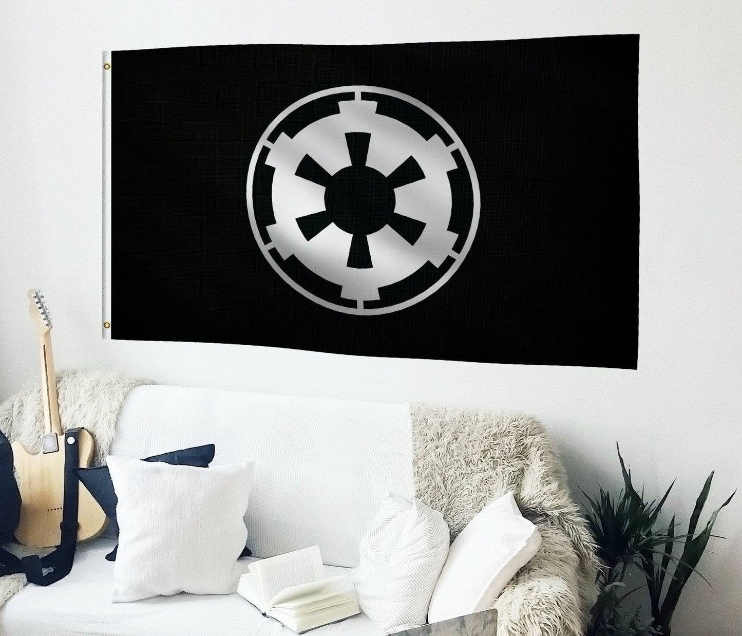 Star Wars Galactic Empire Flag (Black)