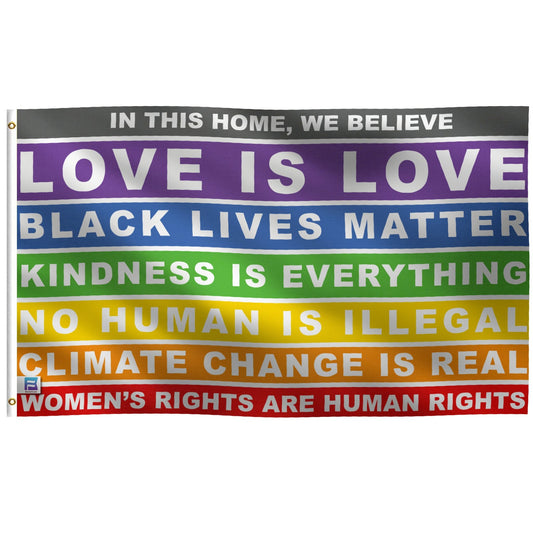 "In This Home We Believe" Flag