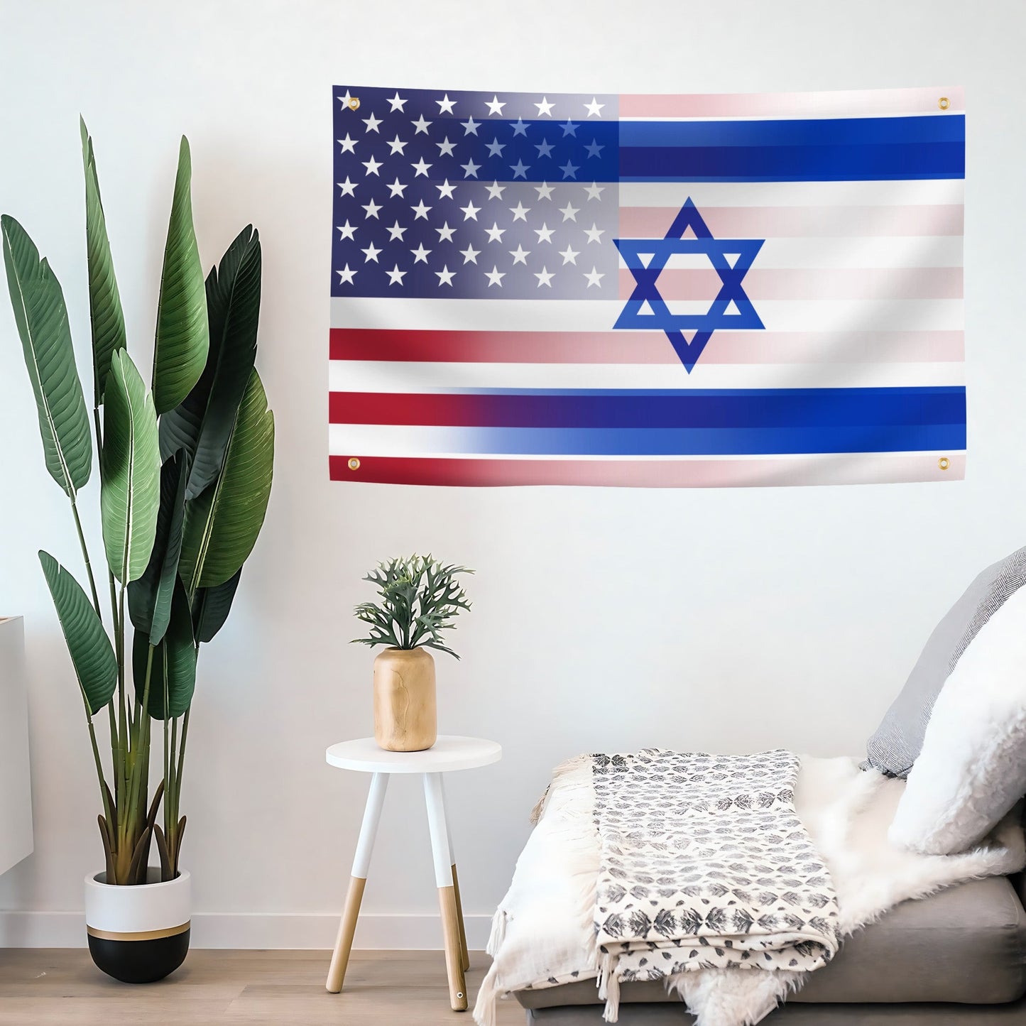Israeli American Hybrid Flag