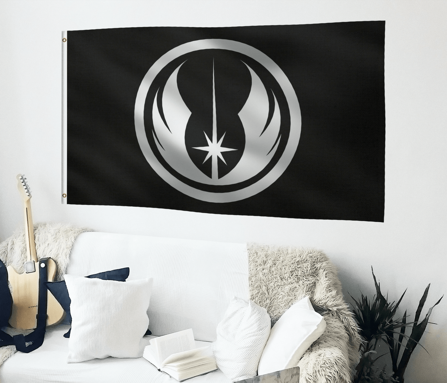 Star Wars Jedi Flag (Black)