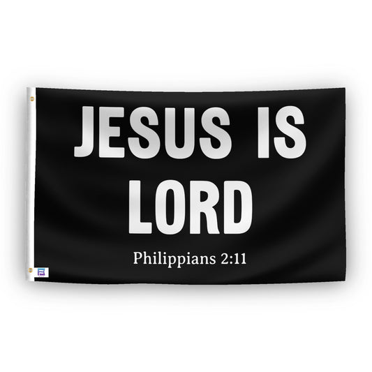 "Jesus Is Lord" Philippians 2:11 Flag