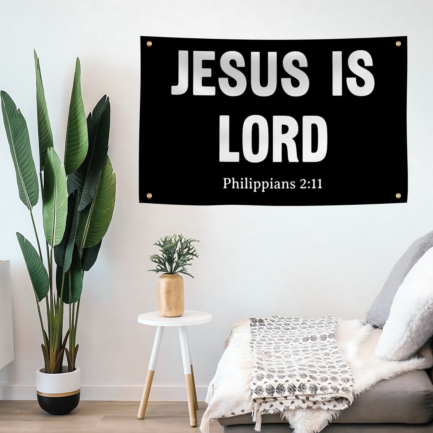 "Jesus Is Lord" Philippians 2:11 Flag