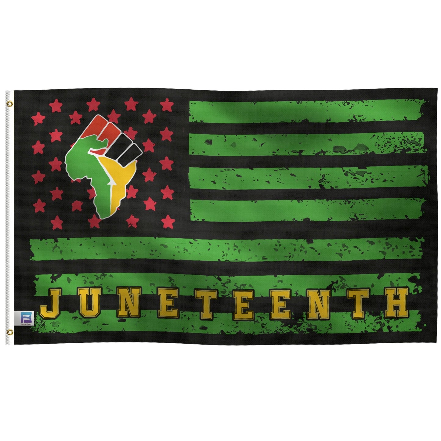 Juneteenth Fist Flag