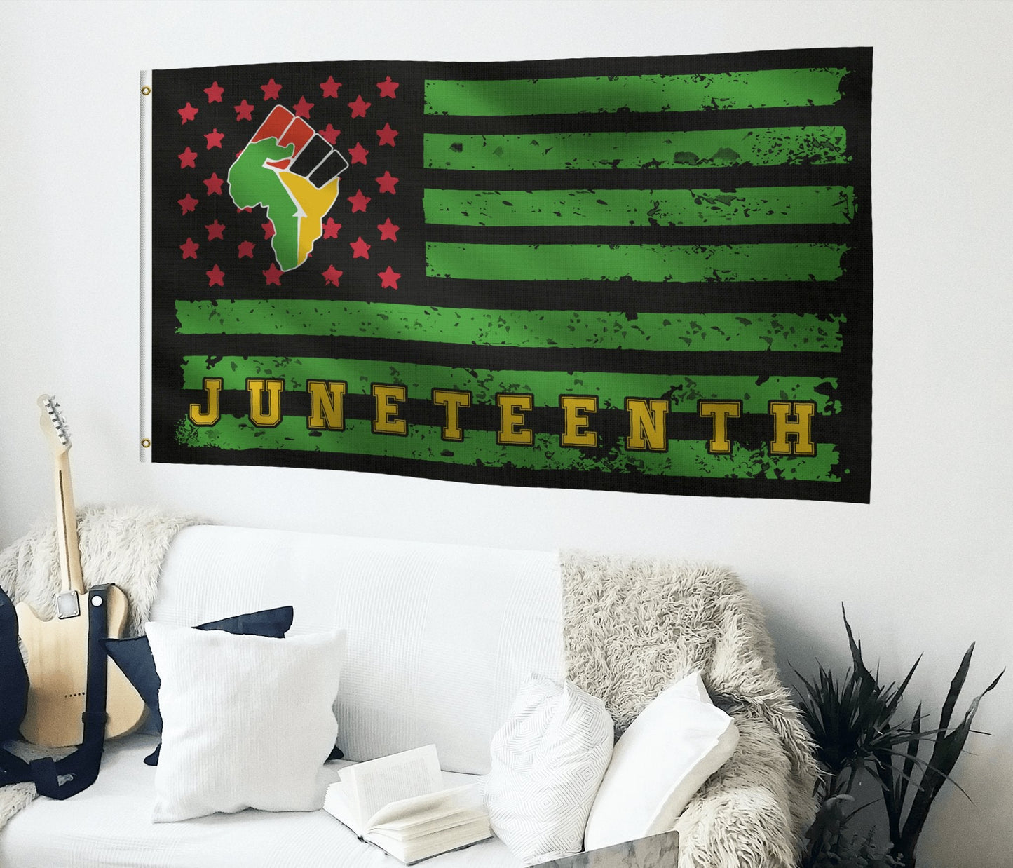 Juneteenth Fist Flag