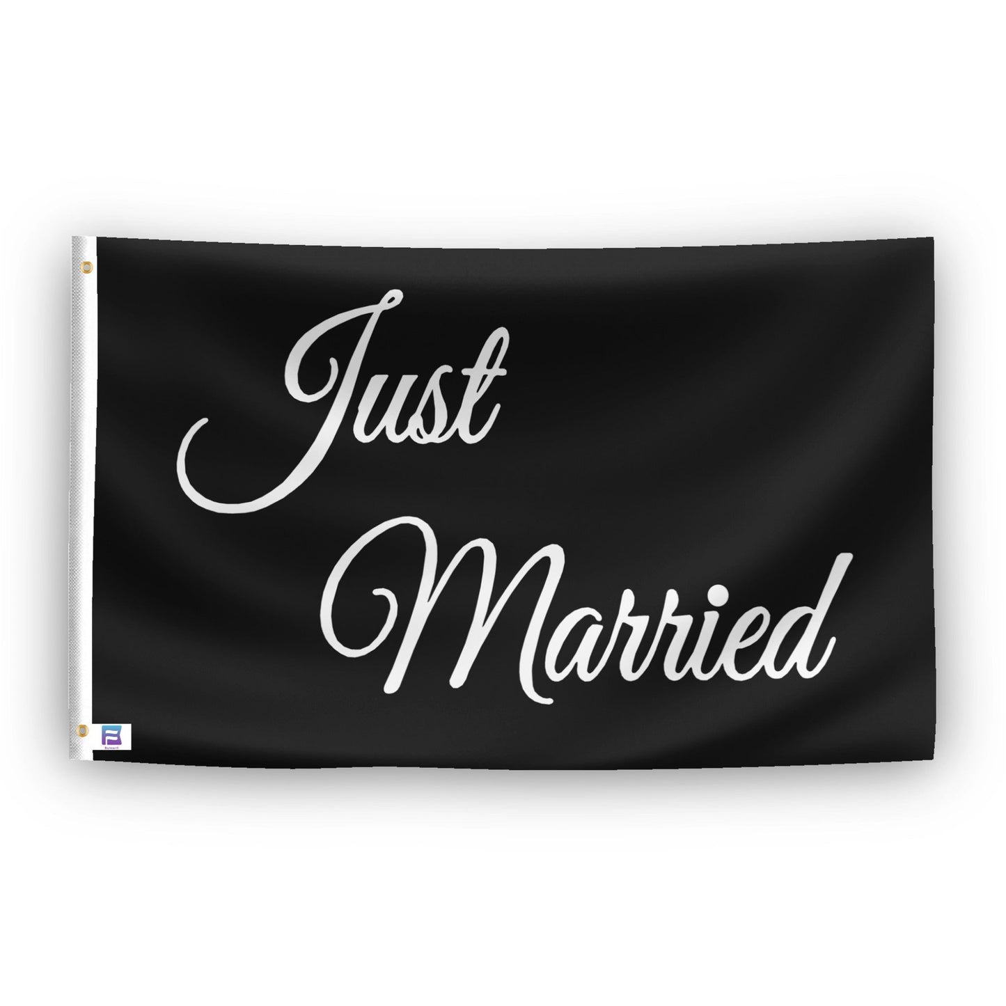 Just Married Black Flag