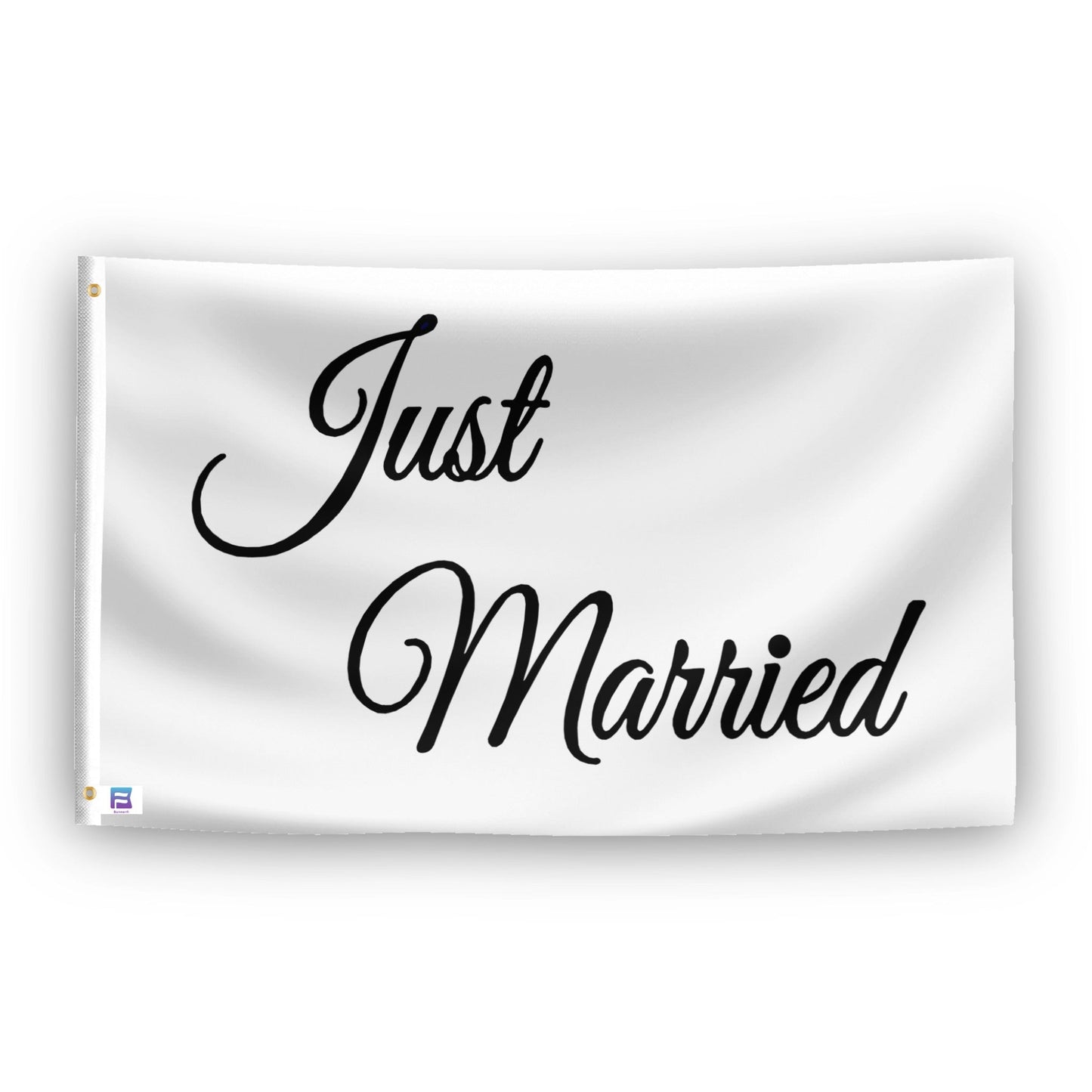 Just Married White Flag