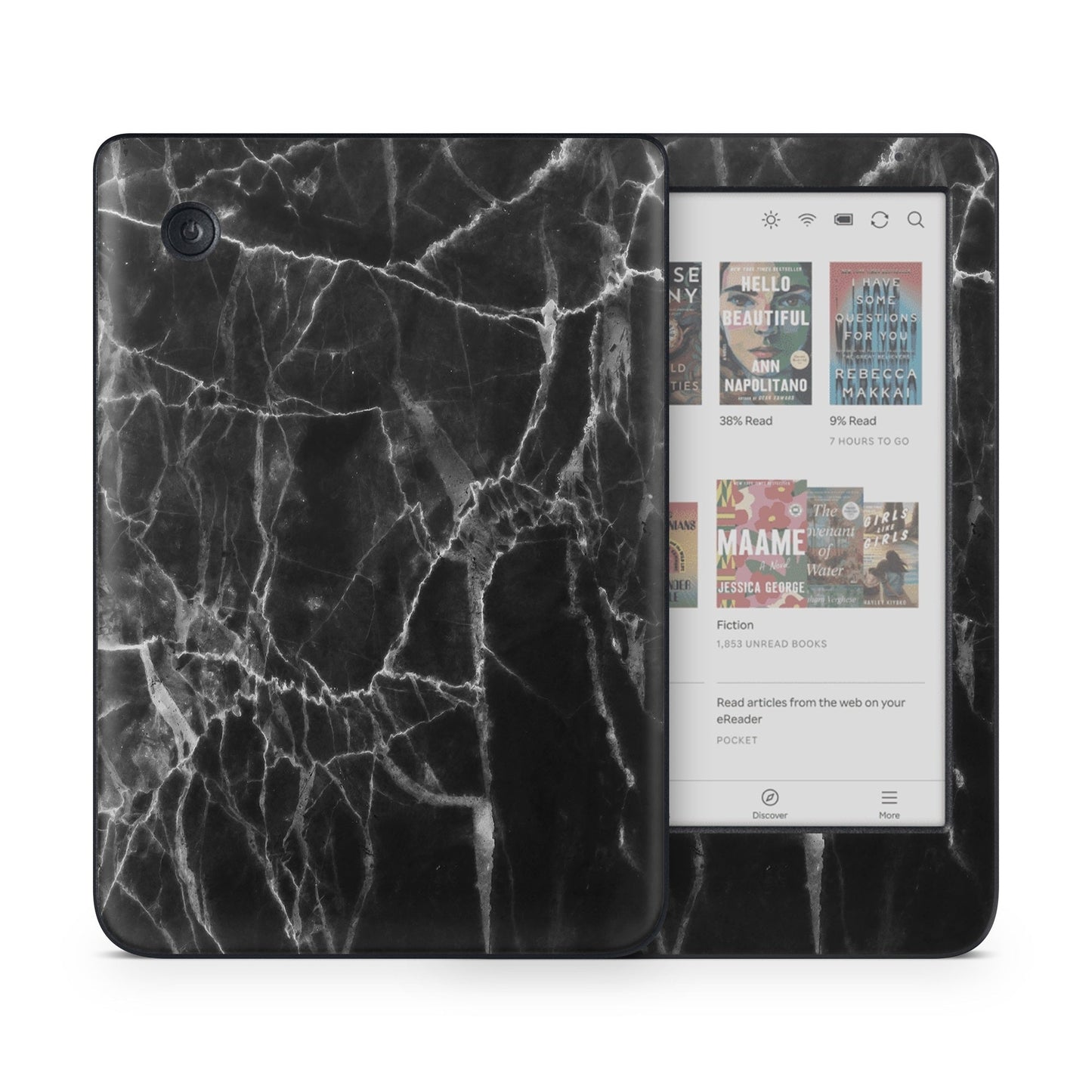 Black Marble - Kobo Clara Colour Skin