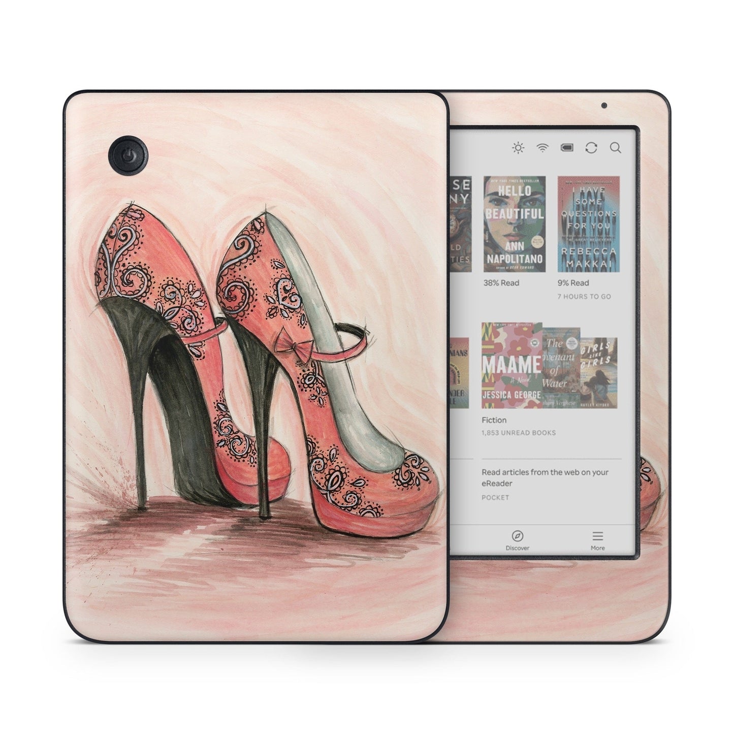 Coral Shoes - Kobo Clara Colour Skin