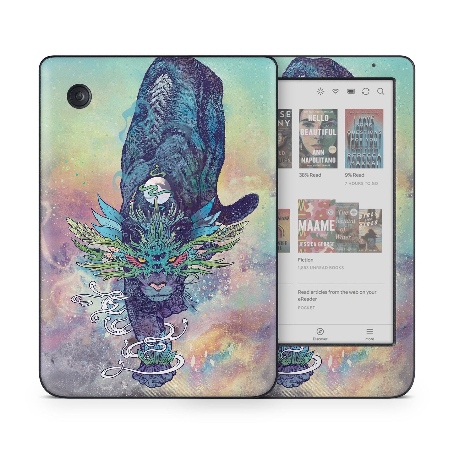 Spectral Cat - Kobo Clara Colour Skin