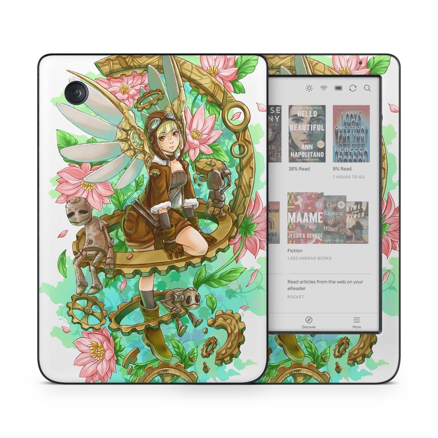 Steampunk Angel - Kobo Clara Colour Skin