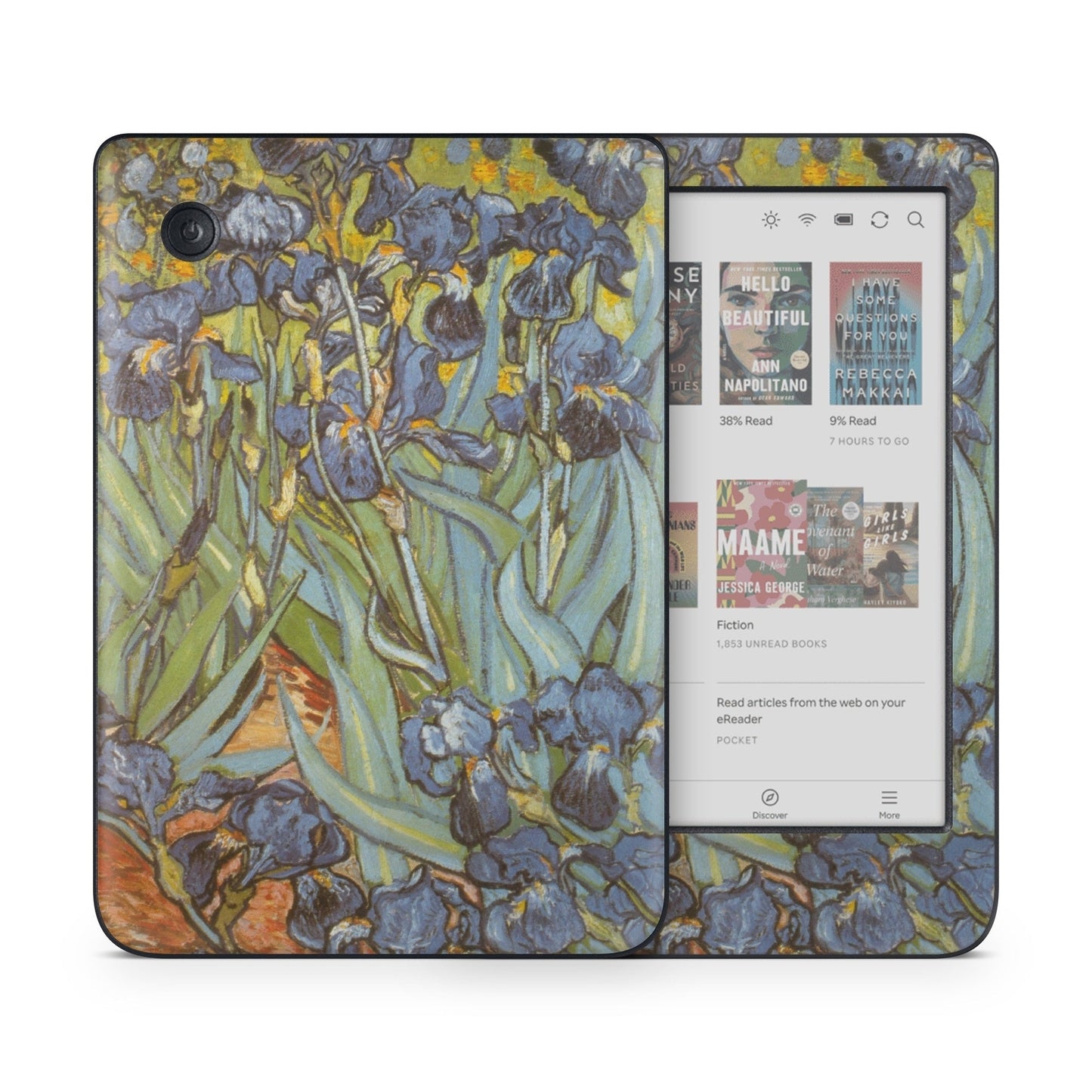 Irises - Kobo Clara Colour Skin