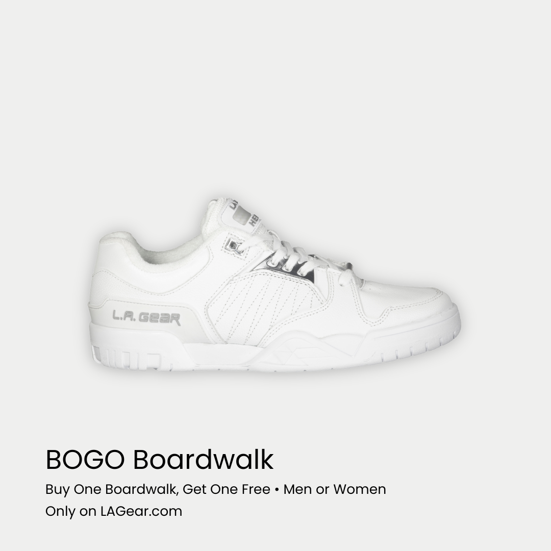 LA Gear Men’s Boardwalk Lowtop | White