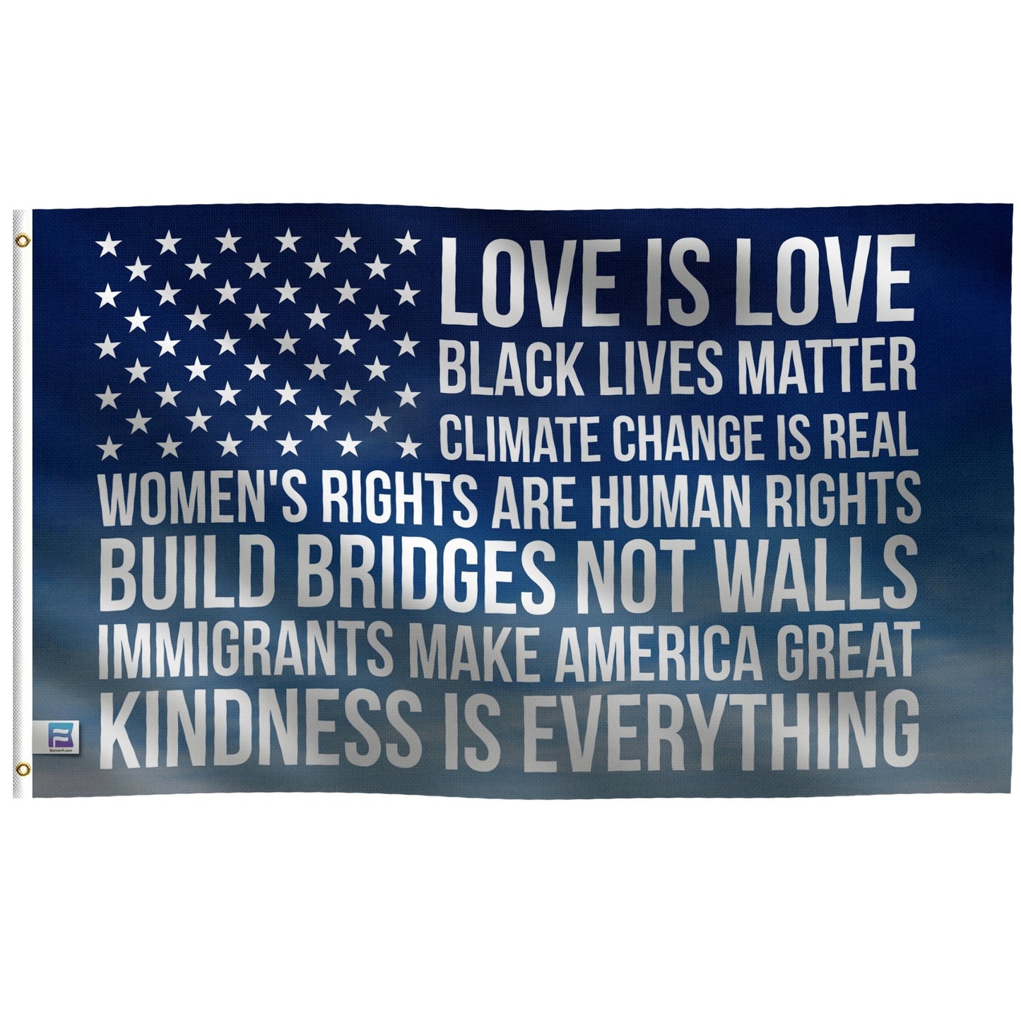 Positive Message American Flag