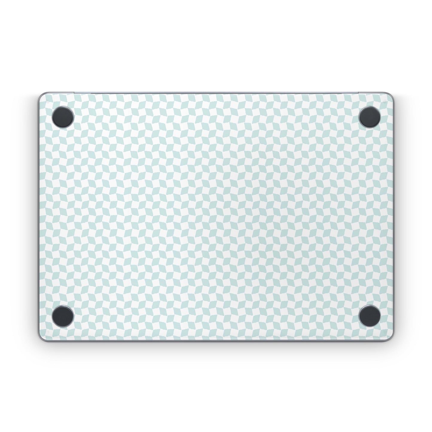 Checker Light Blue - Apple MacBook Skin
