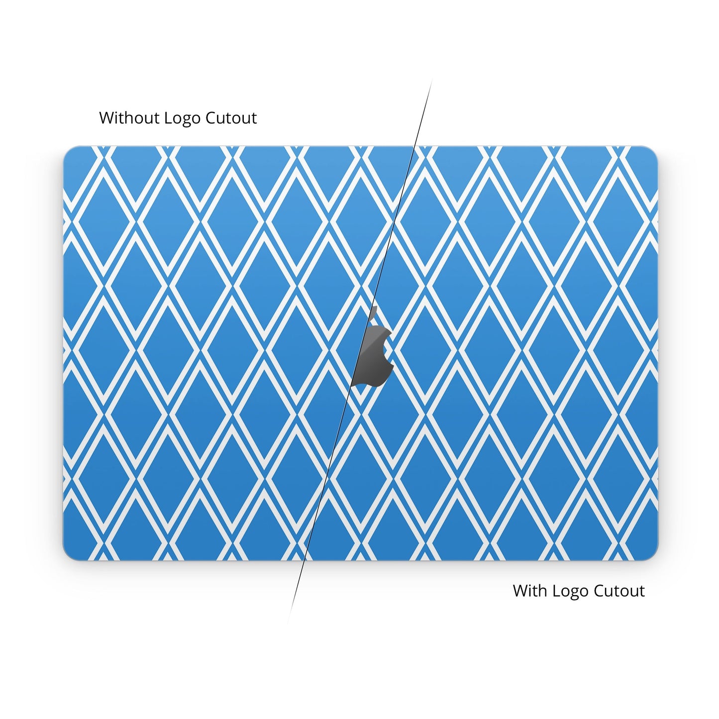 Blue Checks - Apple MacBook Skin