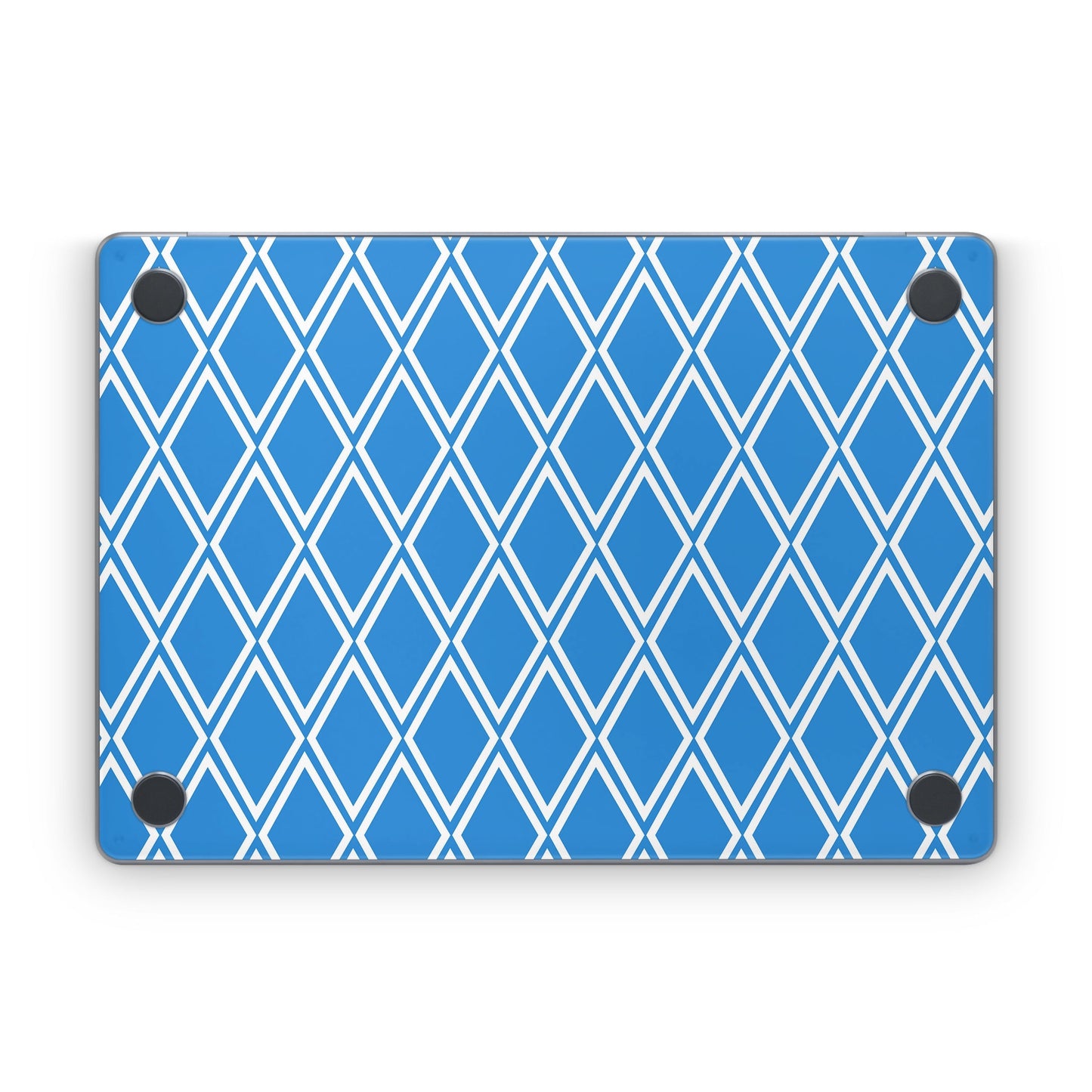 Blue Checks - Apple MacBook Skin