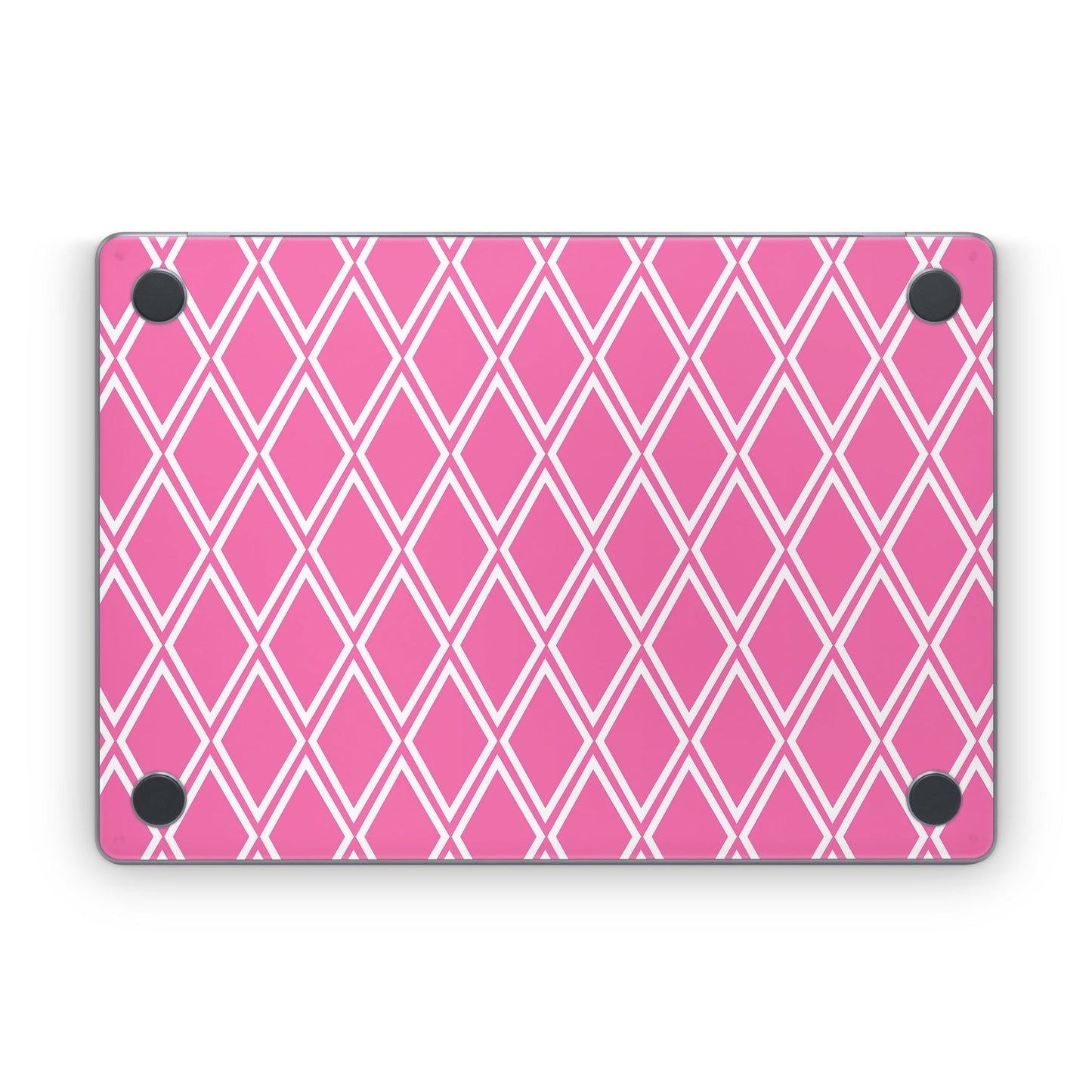 Pink Checks - Apple MacBook Skin