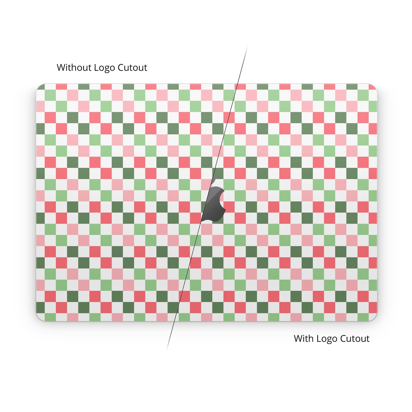 Christmas Checkers - Apple MacBook Skin